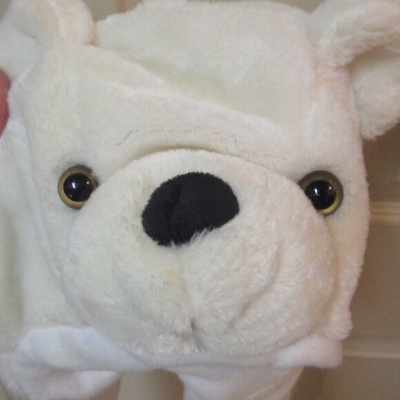 Girls Polar Bear white hat scarf with mittens - so soft and cute - Picture 2 of 4